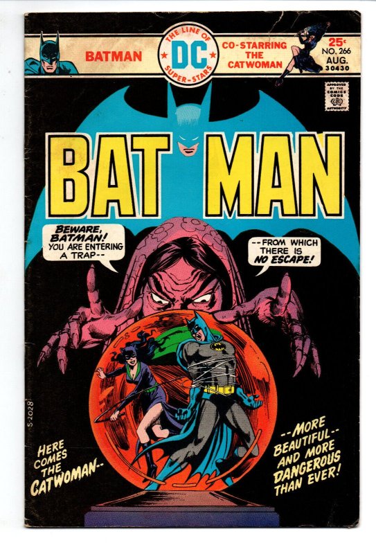 Batman #266 - Catwoman - 1975 - VG 