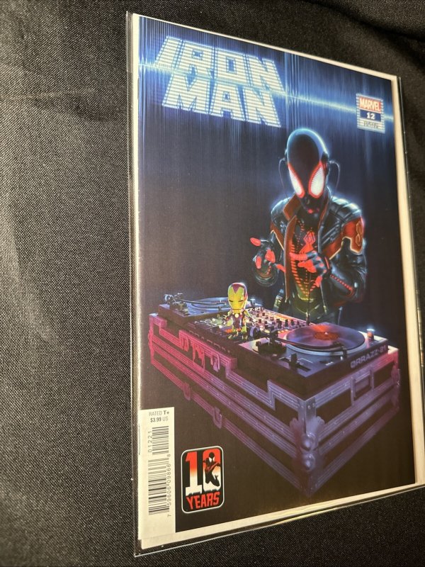 Iron Man #12 Rahzzah Variant Miles Morales 10 Yr Anniversary (Marvel Comics)