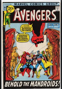 The Avengers #94 (1971) The Avengers [Key Issue]