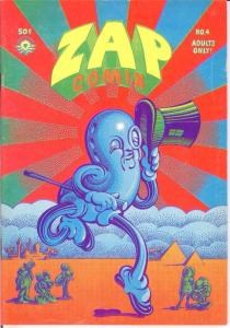 ZAP COMIX (1968-2005 APEX NOVELTIES) 4 VF (2ND PRINT.) COMICS BOOK