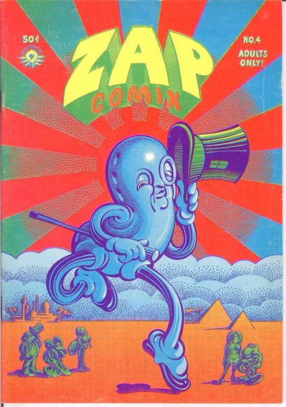 ZAP COMIX (1968-2005 APEX NOVELTIES) 4 VF (2ND PRINT.) COMICS BOOK