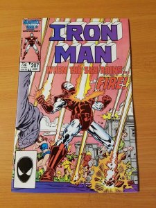 Iron Man #207 ~ NEAR MINT NM ~ 1986 MARVEL COMICS