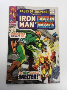 Tales of Suspense #89 (1967) VG+ Condition 1 in spine split