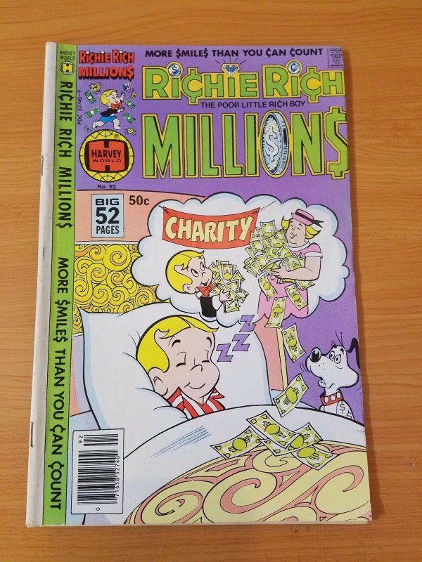 Richie Rich Millions #92 ~ FINE - VERY FINE VF ~ (1978, Harvey Comics)