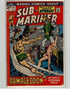 Sub-Mariner #51 (1972) Namor the Sub-Mariner