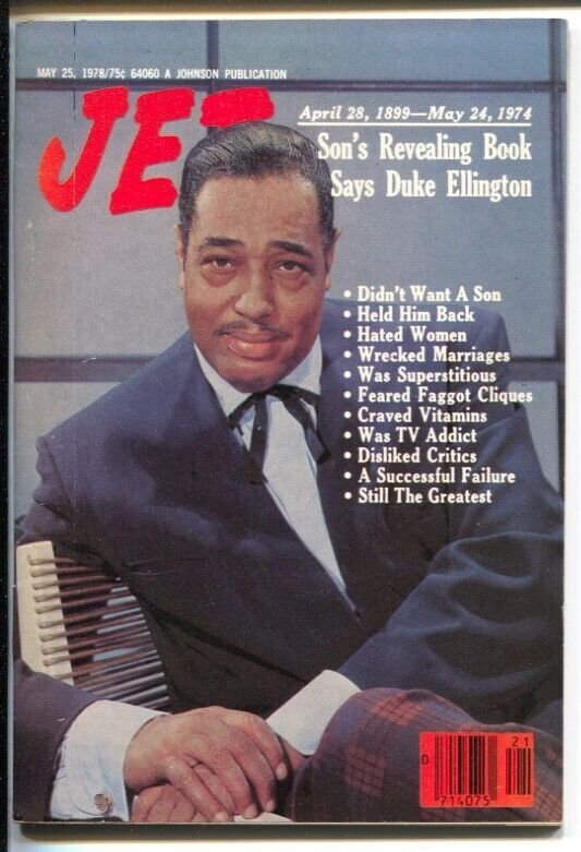 Jet 5/25/1978-Johnson-Duke Ellington-Sabrina DeLisa Ashley pin-up pic-info-VF