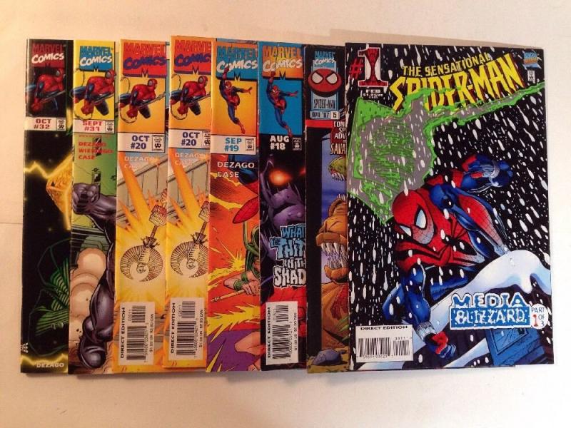 Sensational Spider-man 1 15 18 19 20 31 32 Near Mint Lot Set Run