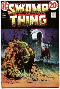 SWAMP THING #4-DC--1973--BERNI WRIGHTSON-ORIGINAL OWNER COPY-NM 