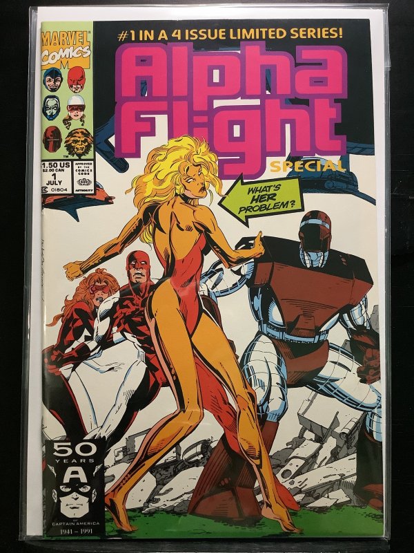 Alpha Flight Special #1 Direct Edition (1991)