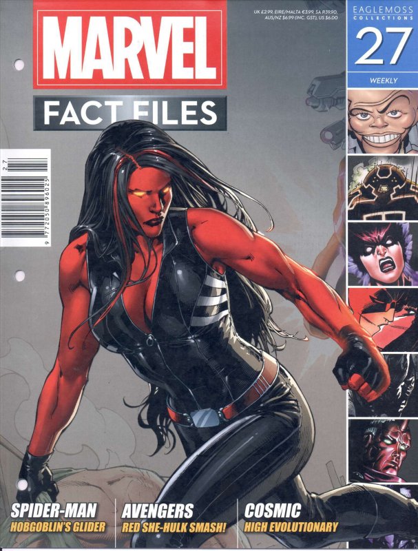 Marvel Fact Files #27 VF ; Eaglemoss | Red She-Hulk