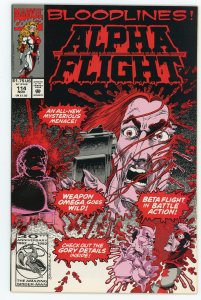 Alpha Flight #114 (1983 v1) Weapon Omega  1st Wyre NM