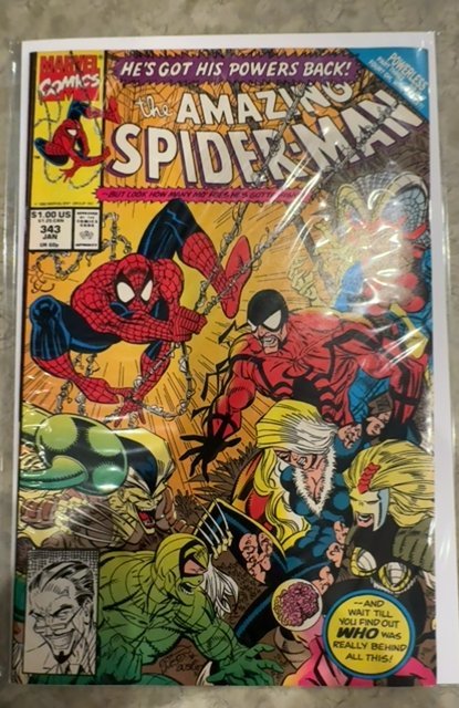 The Amazing Spider-Man #343 (1991) Spider-Man 