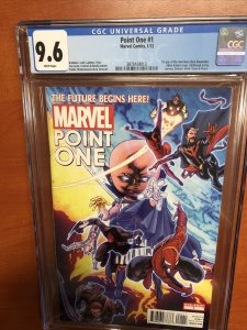 Point One (2012) #1 (CGC 9.6 WP) 1st App Of The New Nova