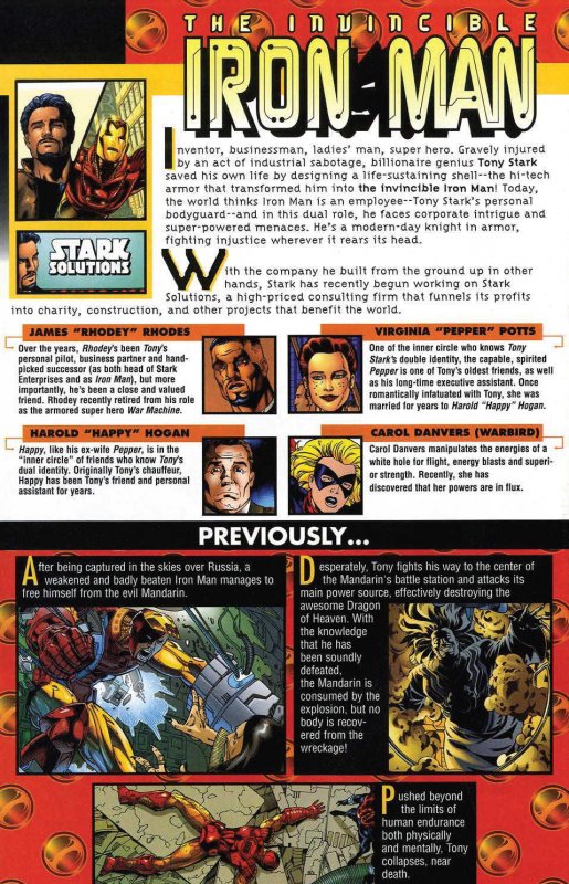 INVINCIBLE IRON MAN #11 (1998)  SEAN CHEN | DIRECT EDITION