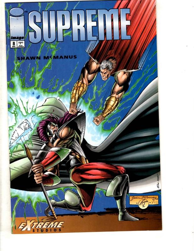 Lot Of 11 Supreme Image Comic Books # 1 2 3 (2) 4 5 6 7 8 9 10 Rob Liefeld CR30