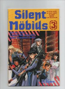 Silent Mobius Book 1 #3 - Manga - Viz Comics - (Grade 9.2) 1991