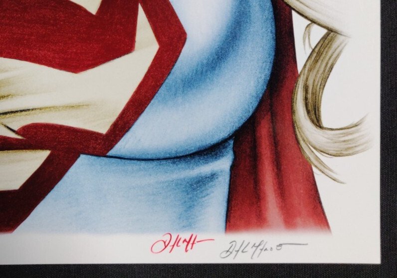 Supergirl 13x19 Art Print signed by Don Monroe