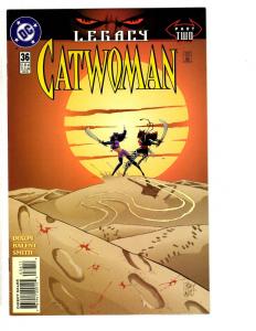 Lot Of 7 Catwoman DC Comic Books # 32 35 36 52 74 77 78 Batman Gotham Joker CR23