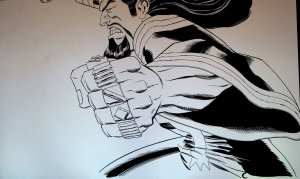 Mandarin Original Art Scott Koblish Marvel Super Hero Magazine #17