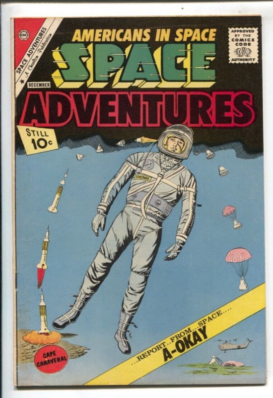 Space Adventures #43 1961-Charlton-Alan B Shepard-John Glenn-Cape Canaveral-1...