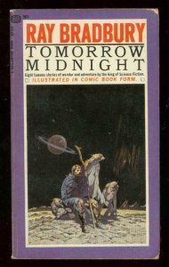 TOMORROW MIDNIGHT PAPERBACK 1966-1st PRINT-EC--FRAZETTA VG/FN