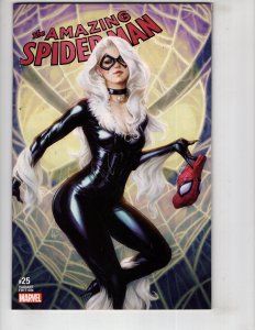 Amazing Spider-Man #21 (2017) Artgerm Lau Black Cat VARIANT / ID#576