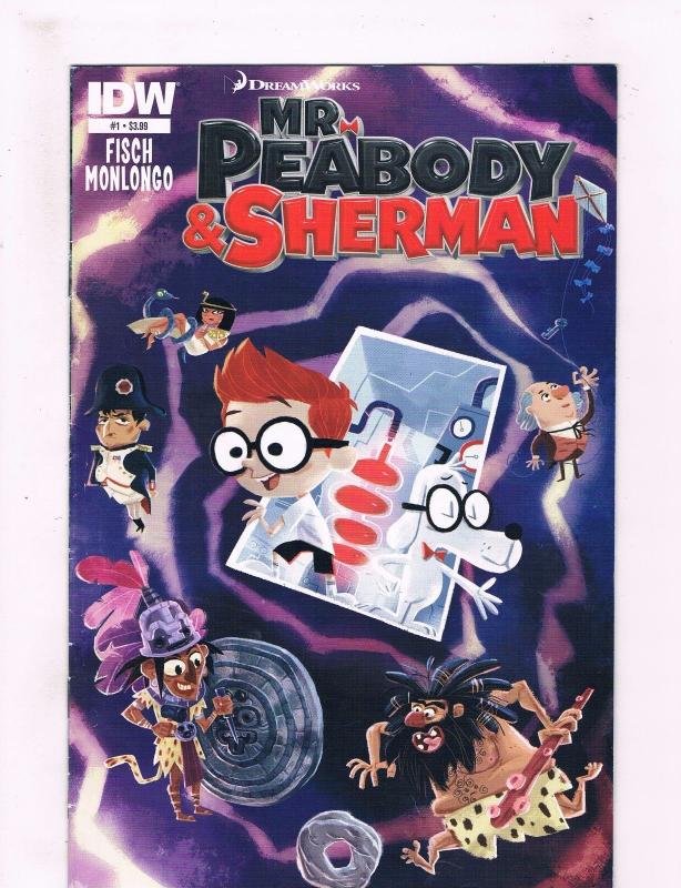 Mr. Peabody & Sherman # 1 FN IDW Comic Book Dreamworks Movie Jorge Monlongo J31