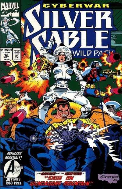 Silver Sable and the Wild Pack #12, VF- (Stock photo)