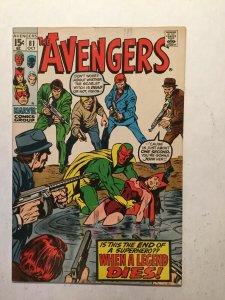Avengers 81 Fine Fn 6.0 Marvel