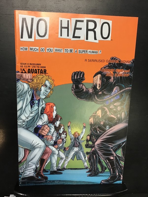 No Hero #2 Auxiliary Cover (2008)nm