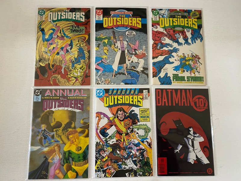 Outsiders (1st series) lot 22 diff from:#1-28 + bonus avg 8.0 VF (1985-88)