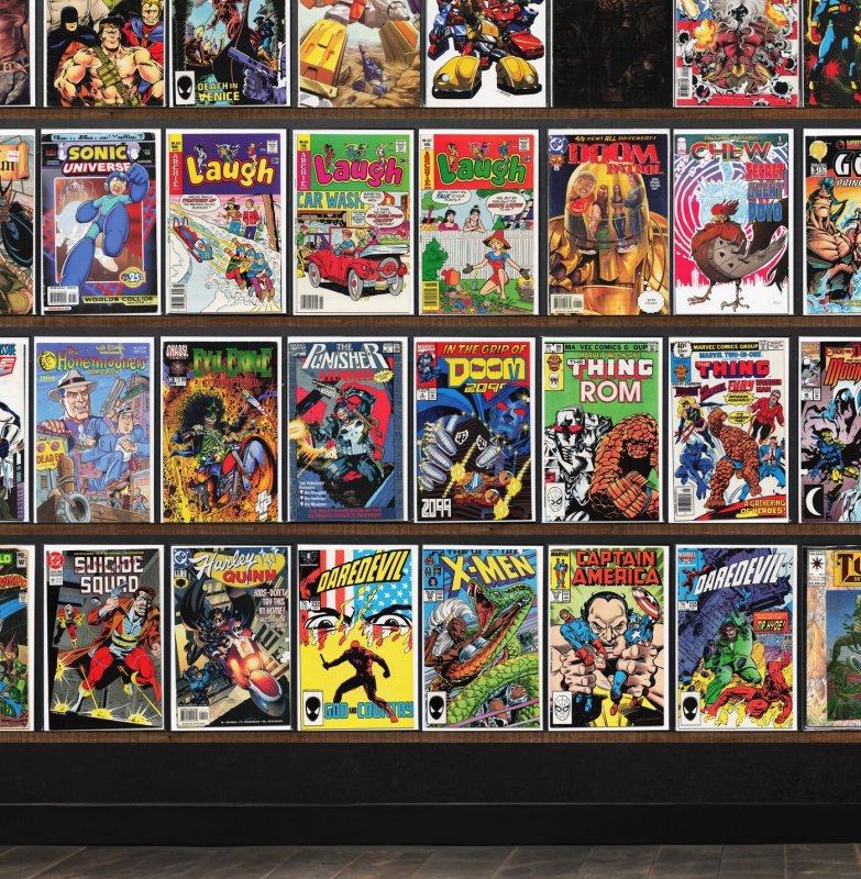 Huge Lot 150+ Comics with Daredevil, Suicide Squad, Laugh, The Shadow & More!