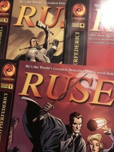RUSE #1, 2, 3, 4 set : Marvel CrossGen NM-; detective mini series, Mark Waid