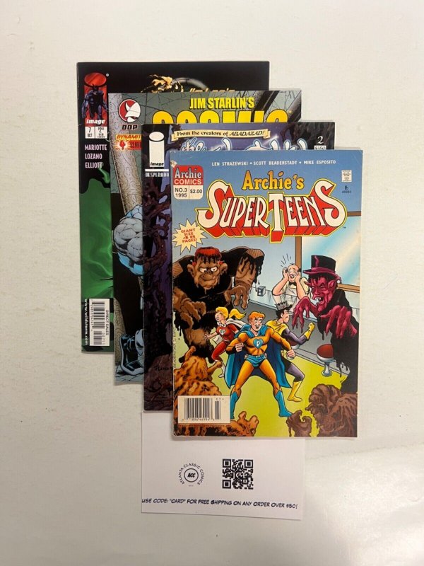 4 Indie Comics The Stardust Kid# 2+Comic Guard# 4 C23 # 7+Superteen# 3 59 JS47