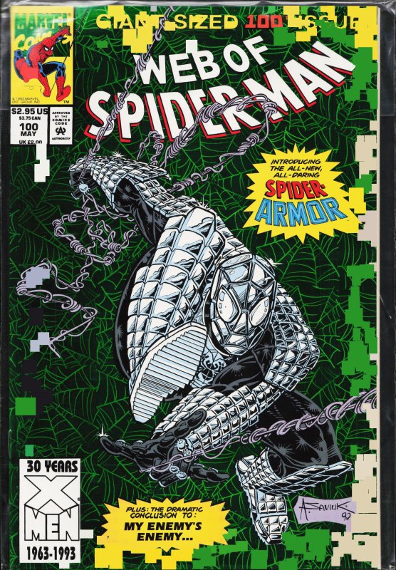 Web of Spider-Man #100 Direct Edition (1993) Spider-Man [Key Issue]