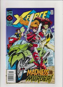 X-Force #40 VF+ 8.5 Newsstand Marvel Comics 1994 Cable,Domino,X-Men