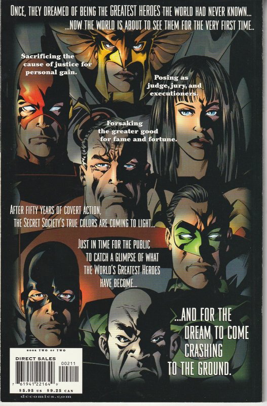 JLA – The Secret Society of Super Heroes # 1, 2