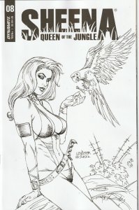 Sheena Queen Of The Jungle # 8 Variant 1:10 Cover F NM Dynamite [J6]