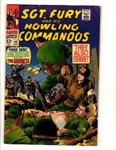 Sgt. Fury & His Howling Commandos # 46 FN Marvel Comic Book Nick Fury JL16