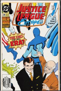 Justice League Europe #36 (1992) Maxwell Lord