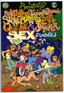 BAREFOOTZ FUNNIES #3 - Comix - 1st printing - High grade!