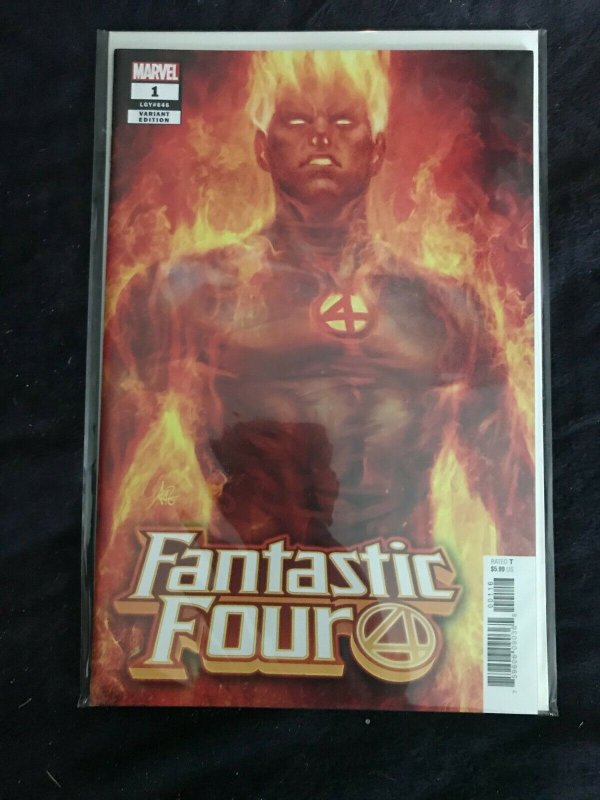 Fantastic Four 1 ARTGERM Human Torch Variant  MARVEL COMICS