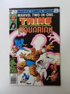 Marvel Two-in-One #58 (1979) VF- condition