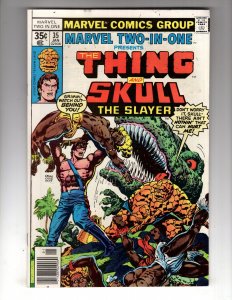 Marvel Two-in-One #35 (1978)  The Thing & Skull The Slayer  / EC#3