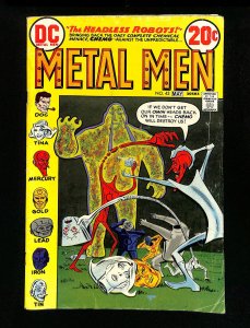 Metal Men #43 Ross Andru! Headless Robots!