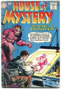 HOUSE OF MYSTERY #105 HORROR SCI-FI DISASTE    1960 DC G 