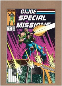 G.I. Joe Special Missions #27 Marvel Comics 1989 Quick-Kick Stalker FN/VF 7.0