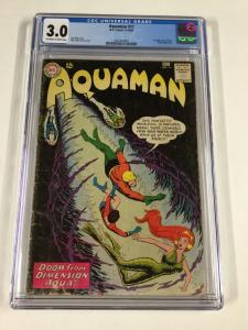 Aquaman 11 Cgc 3.0 Ow/w Pages 1st Appearance Of Mera Dc Silver Age