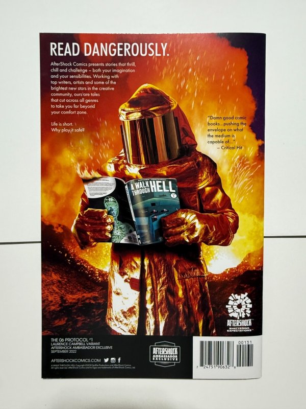 The 06 Protocol # 1 NM Campbell Variant Cover 2022 Aftershock Comic Book 7 J401