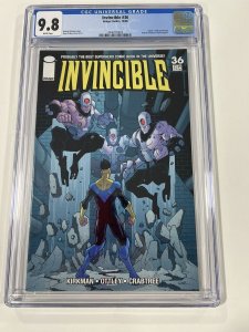 Invincible 36 CGC 9.8 NM/M White Pages Kirkman Ottley Image Comics 2006